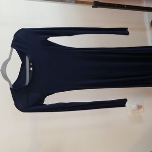 BCBGMAXAZARIA LONG&SHORT DRESS FITTED XXS BLUE NEW